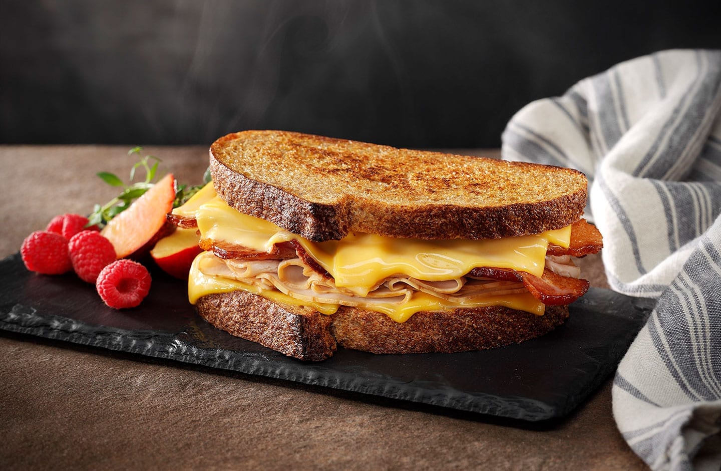 Small Batch Triple Cheese Loaf Sandwiches