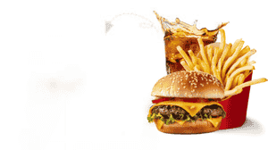 DEINEN BURGER AUS!